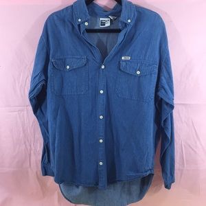 Vintage Yamaha sportswear jeans button up!